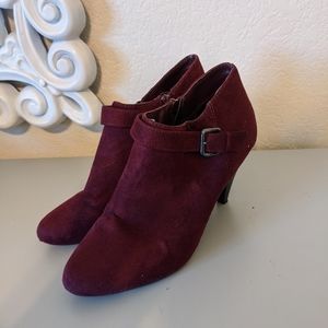 Burgundy Booties